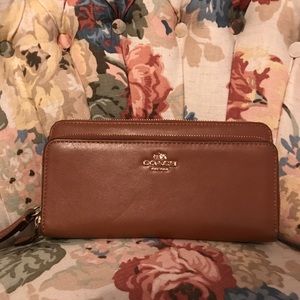 Coach Accordion Zip Wallet